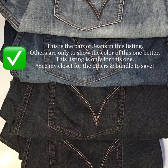 🔵Size 3 Petite Right Fit Stretch Bootcut-Medium - Picture 4 of 16